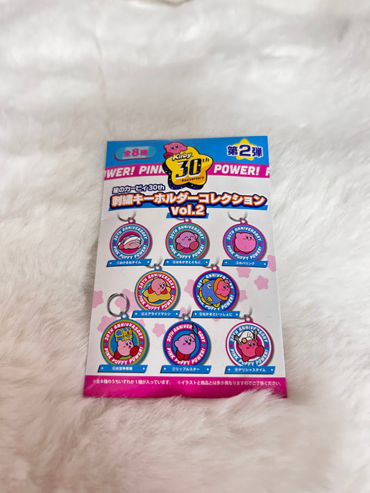 [現貨] 星之卡比30周年圓形刺繡掛飾第二彈 (單個抽款)