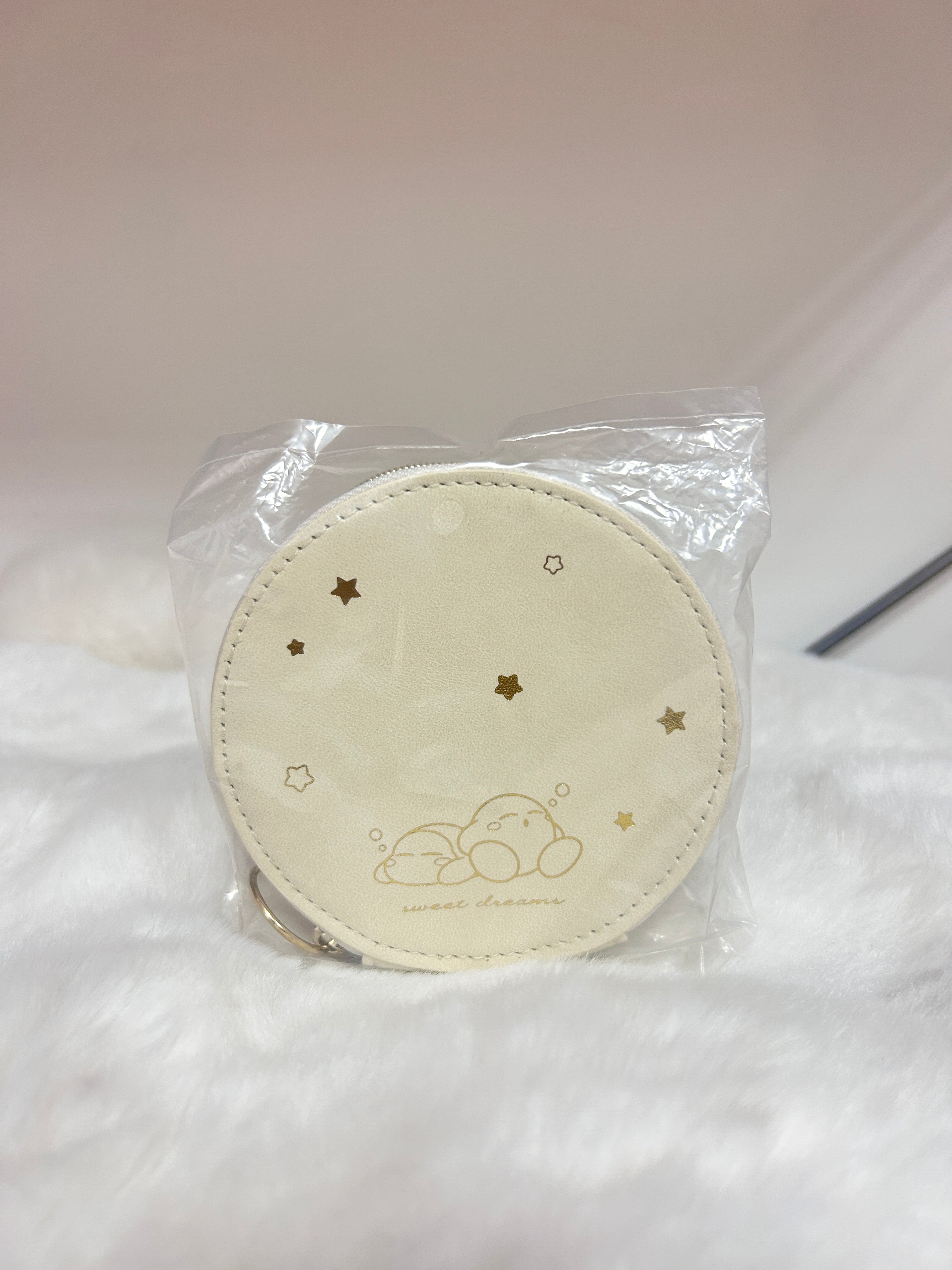 [現貨] 星之卡比麂皮飾物小圓包 (白)