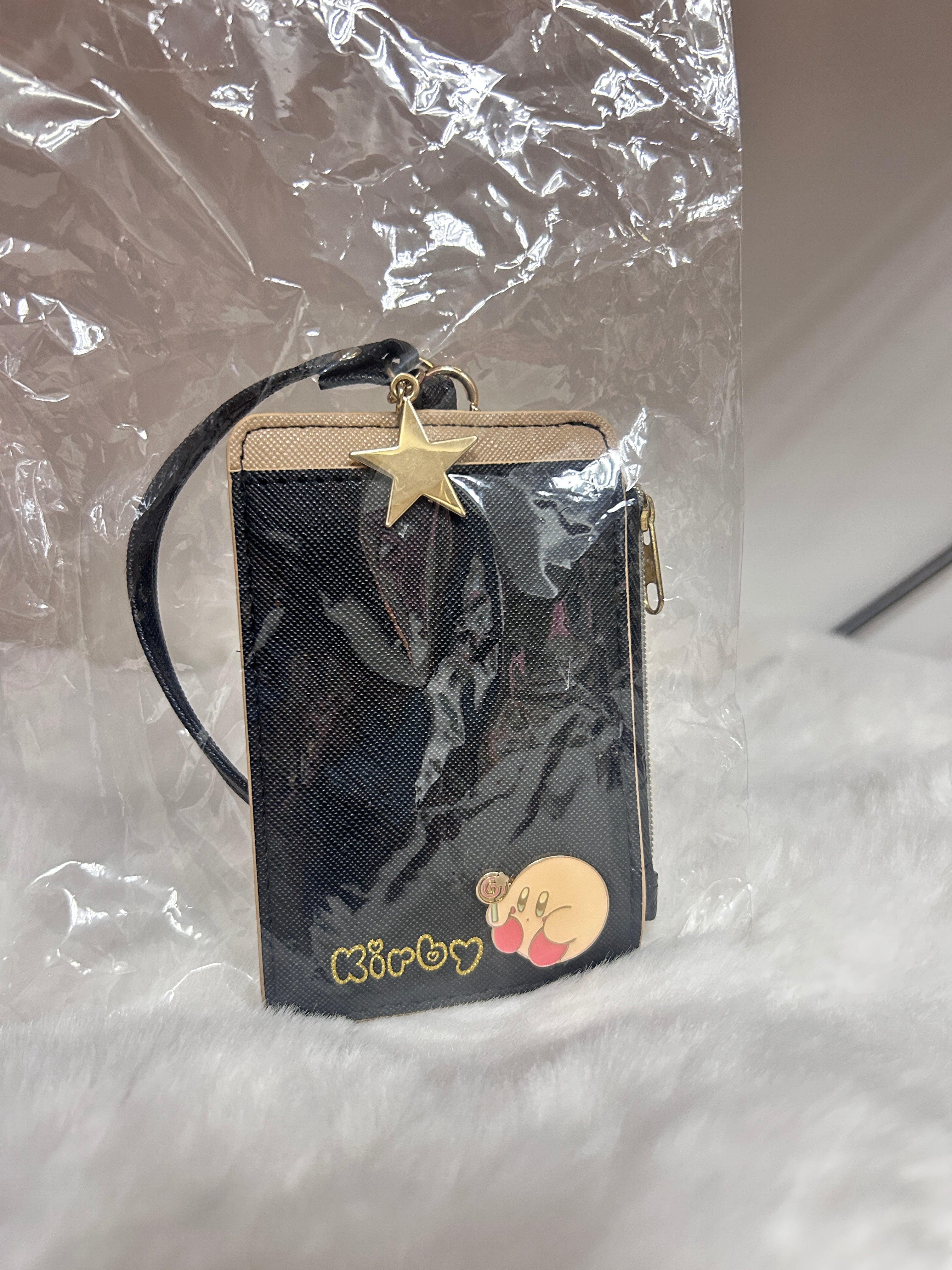 [現貨] 星之卡比中古黑色證件套 (非新品)