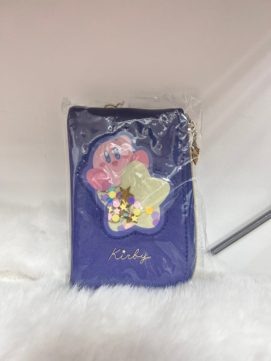 [現貨] 星之卡比散子證件包連延伸繩 (紫藍色)