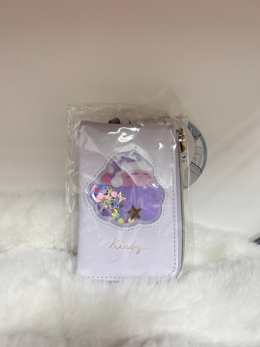 [現貨] 星之卡比散子證件包連延伸繩 (淺紫白色)