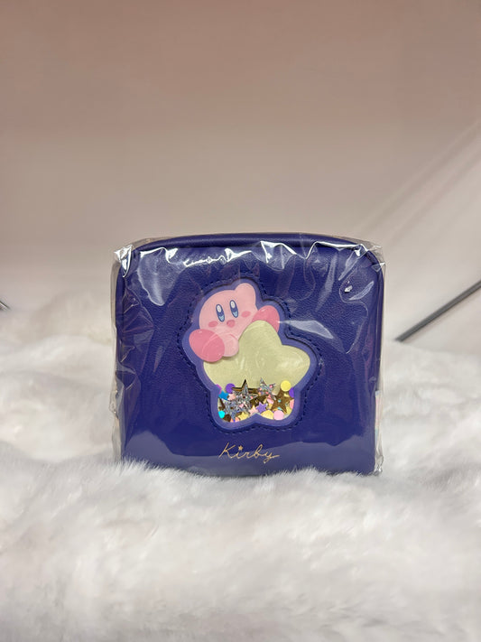 [現貨] 星之卡比收納包化妝包 (紫藍色)