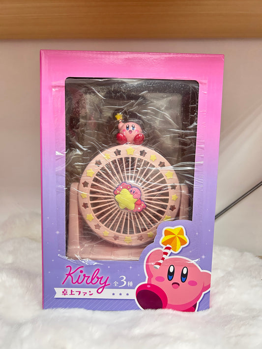[現貨] 星之卡比座枱風扇 (粉紅色)