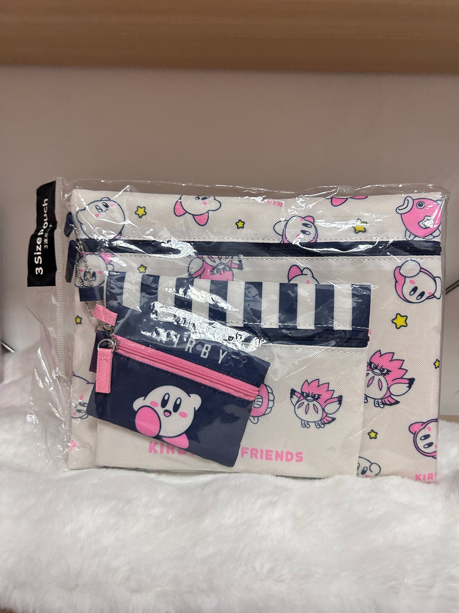 [現貨] 星之卡比三件套收納袋