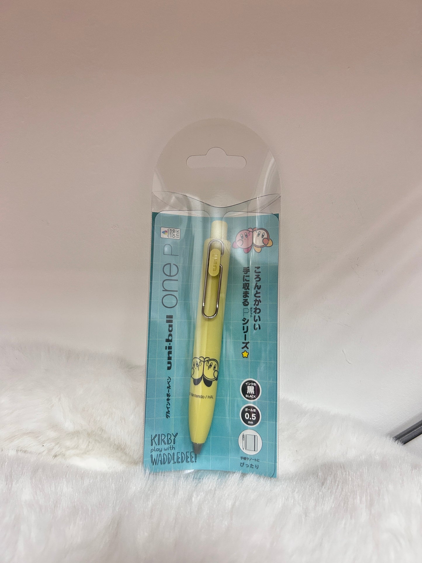 [現貨] 星之卡比Kirby Play with Waddle Dee黃色Uni Ball Pen