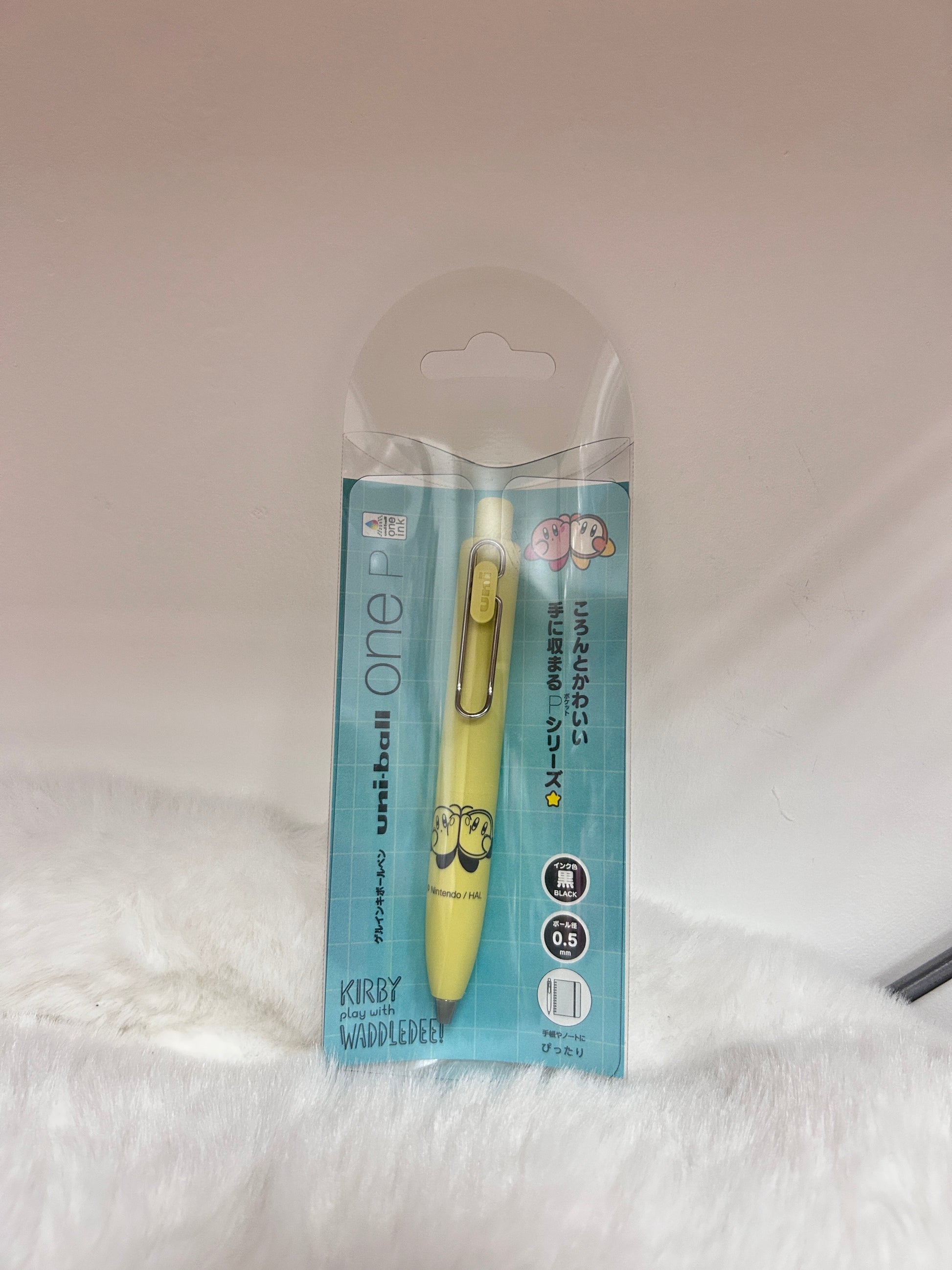 [現貨] 星之卡比Kirby Play with Waddle Dee黃色Uni Ball Pen