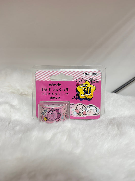 [現貨] 星之卡比1枚Die-Cut紅色貼紙卷