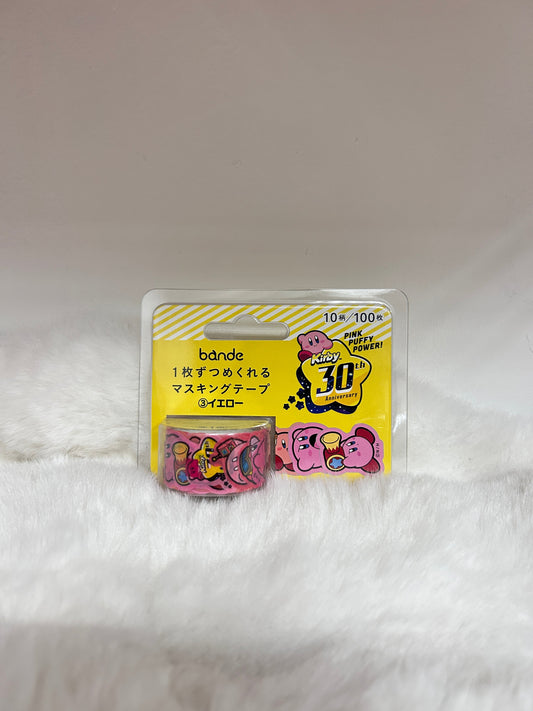 [現貨] 星之卡比1枚Die-Cut黃色貼紙卷