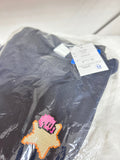 [現貨] 星之卡比成人刺繡logo背Print T-Shirt (黑色)