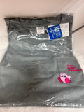 [現貨] 星之卡比成人刺繡logo T-Shirt (藍綠SAX色有胸口袋) (LL size)