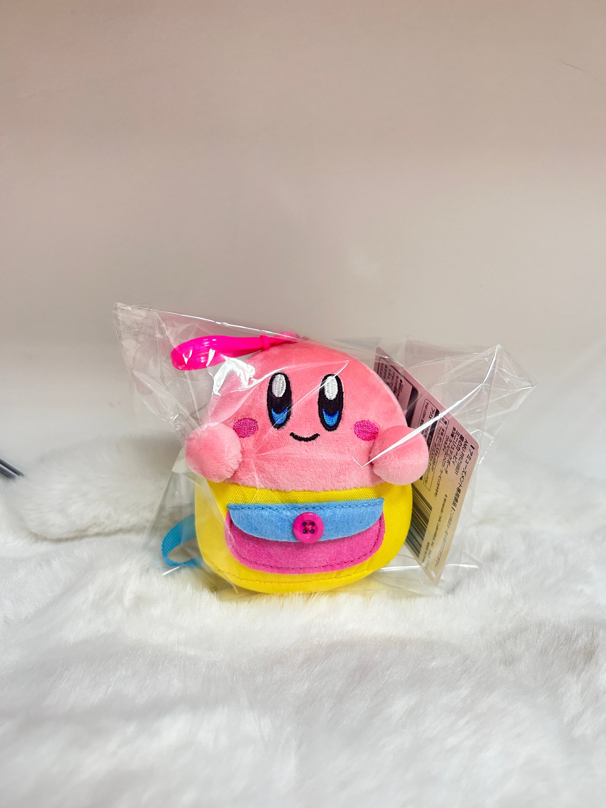 [現貨] 星之卡比小背囊微笑卡比公仔 (有小物拉鏈位)