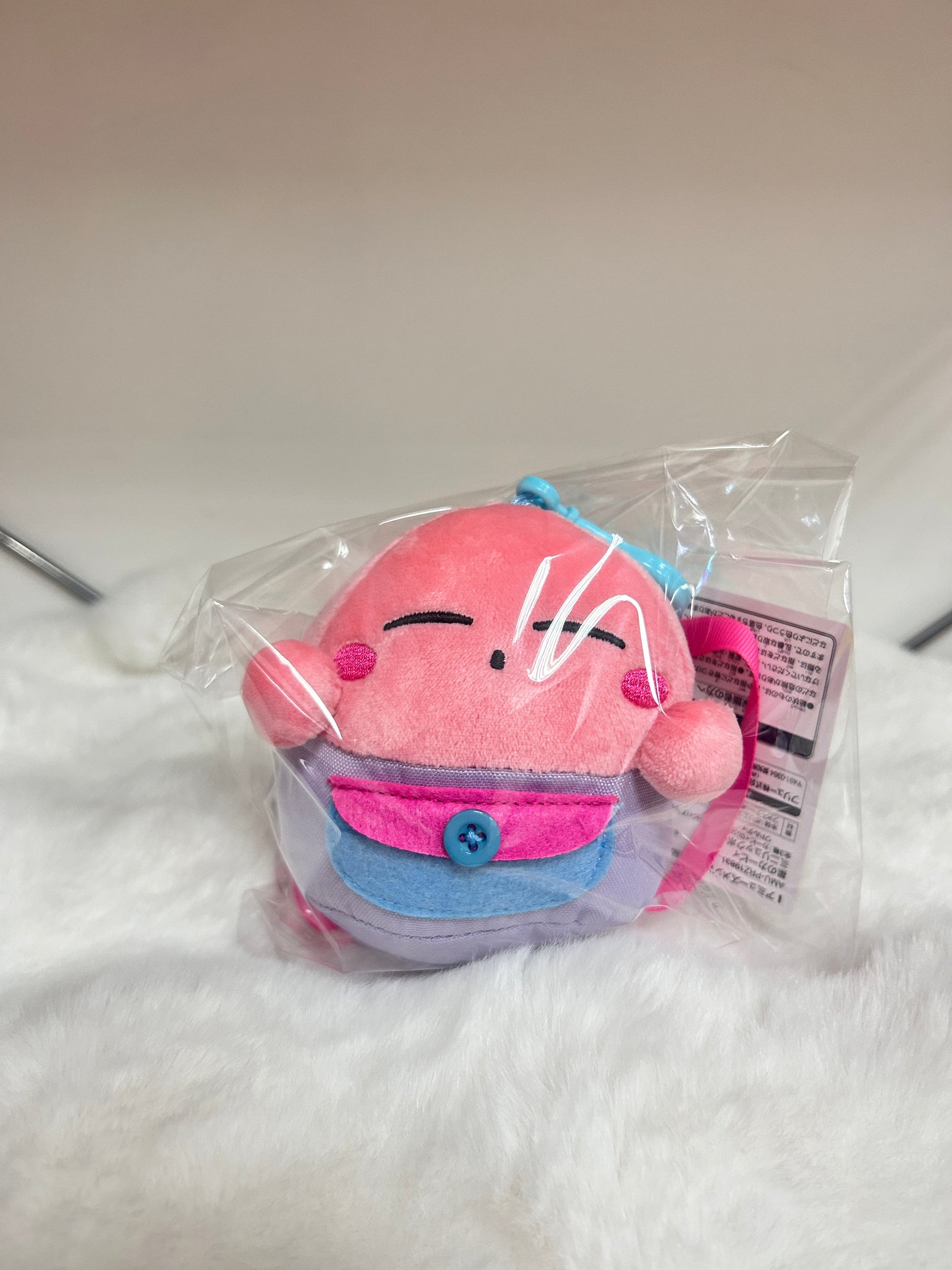 [現貨] 星之卡比小背囊眼訓卡比公仔 (有小物拉鏈位)