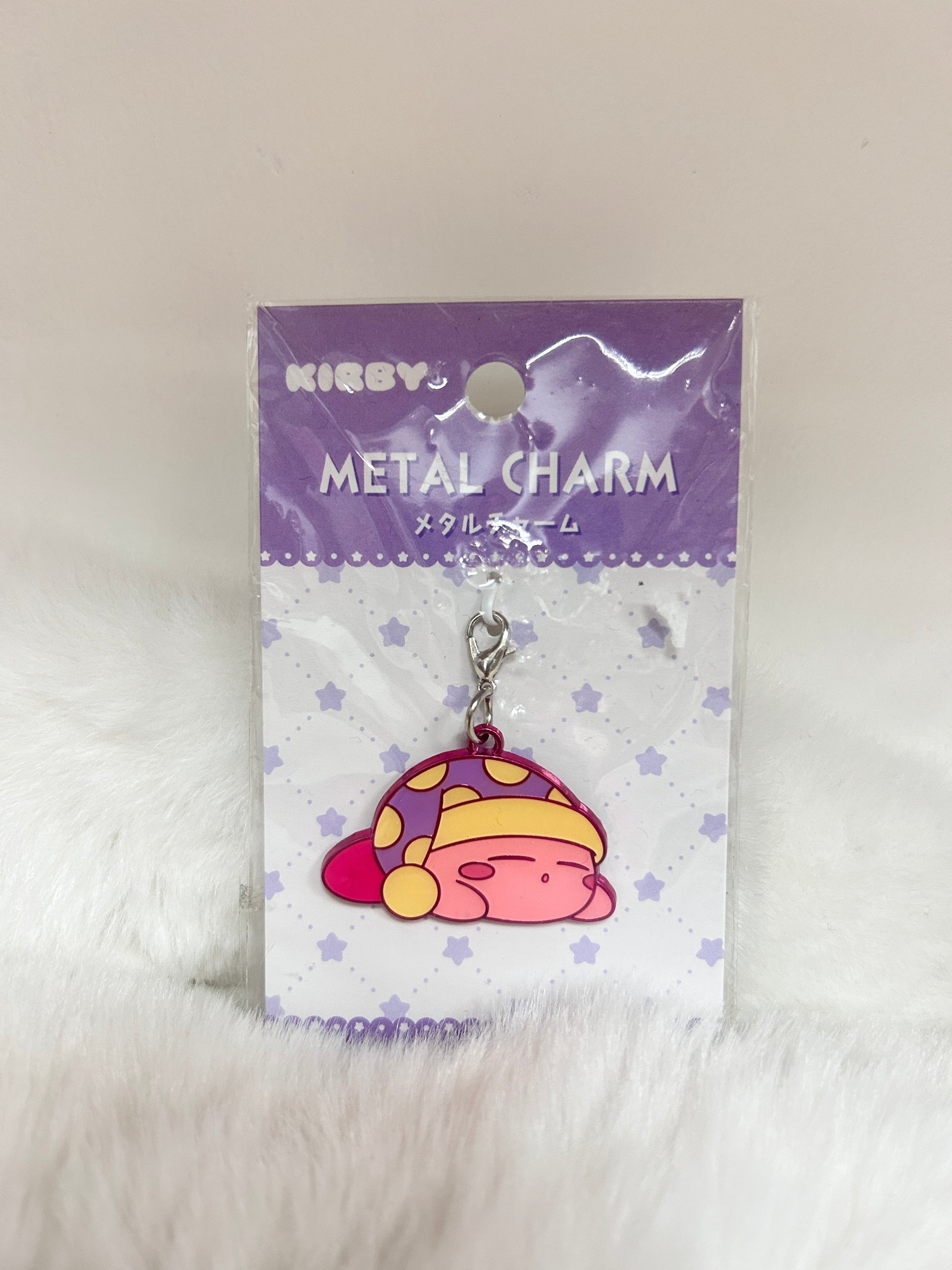 [現貨] 星之卡比睡帽卡比Metal Charm吊飾