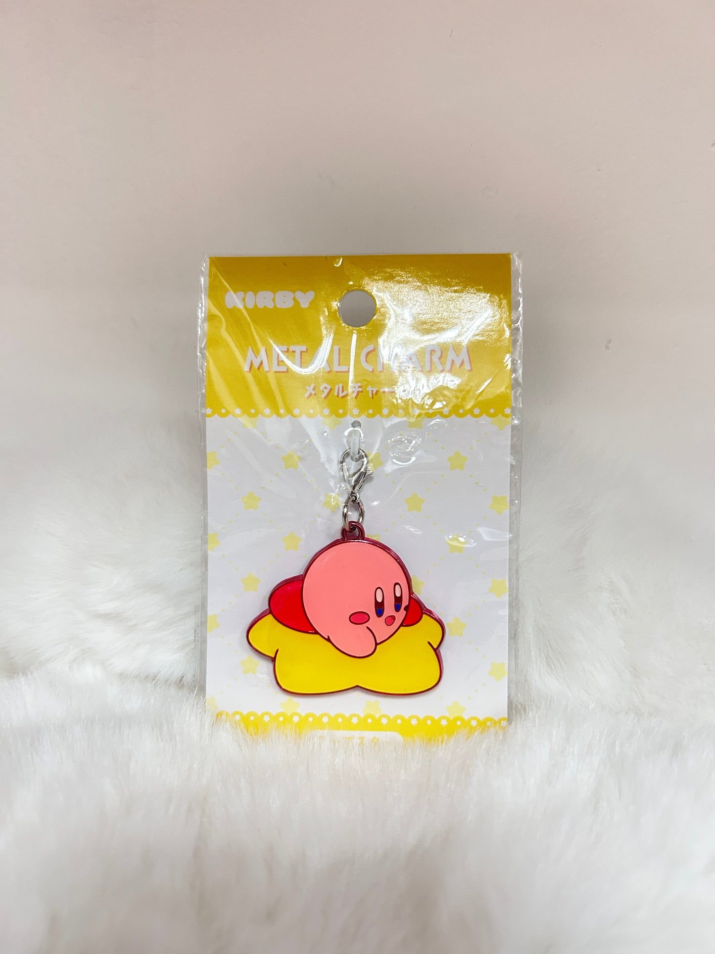 [現貨] 星之卡比坐星卡比Metal Charm吊飾
