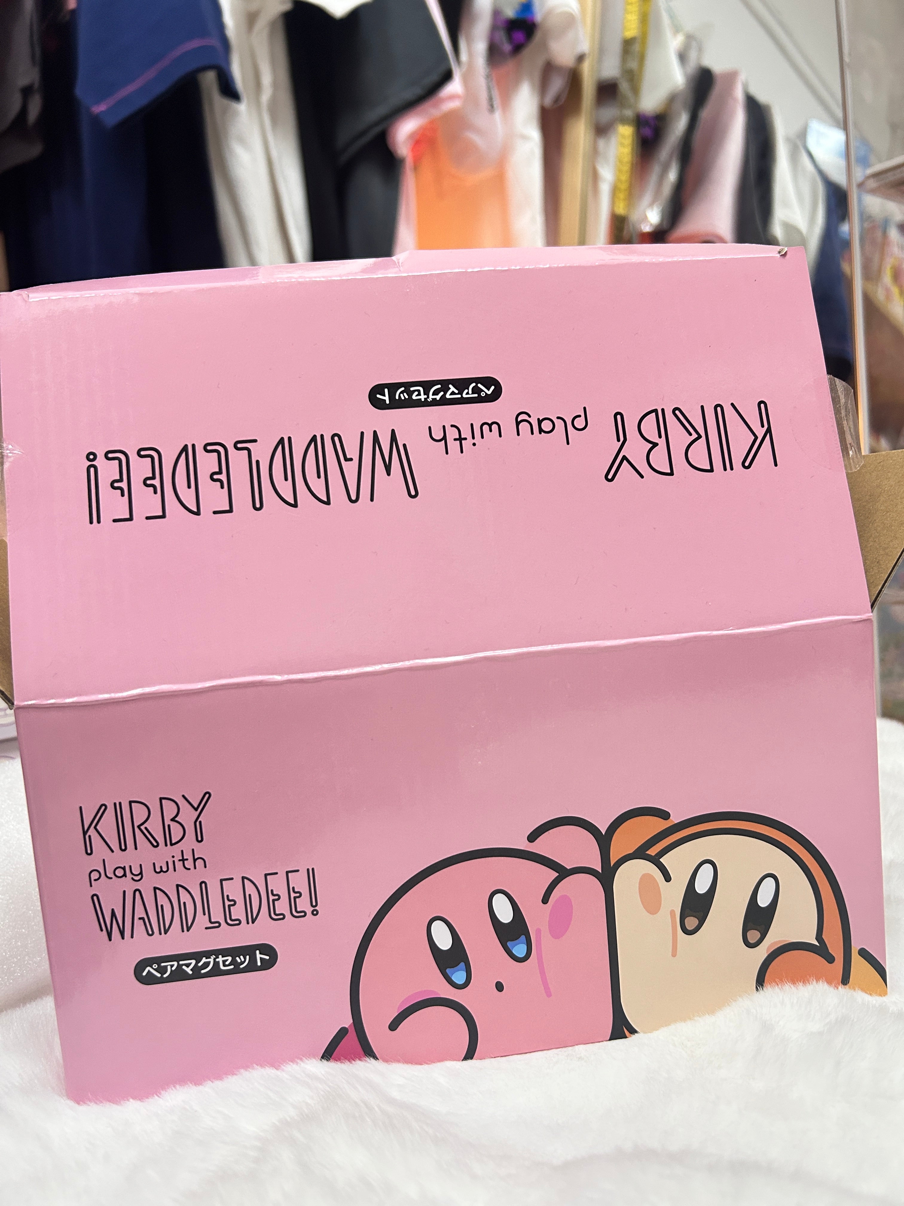 星之卡比Kirby Play with Waddle Dee一對陶瓷杯