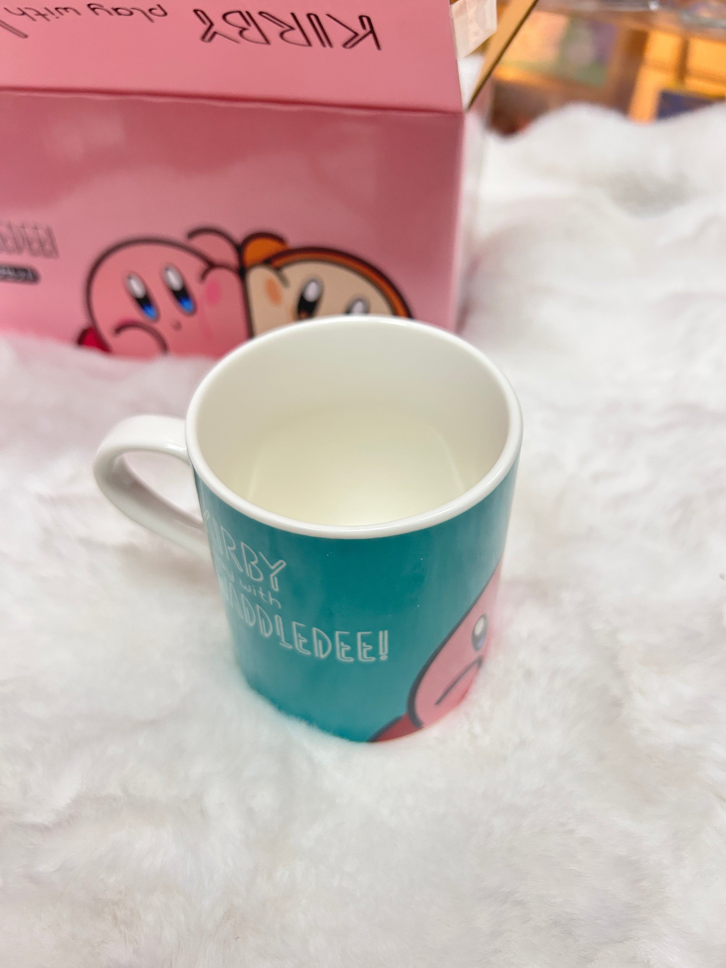 星之卡比Kirby Play with Waddle Dee一對陶瓷杯